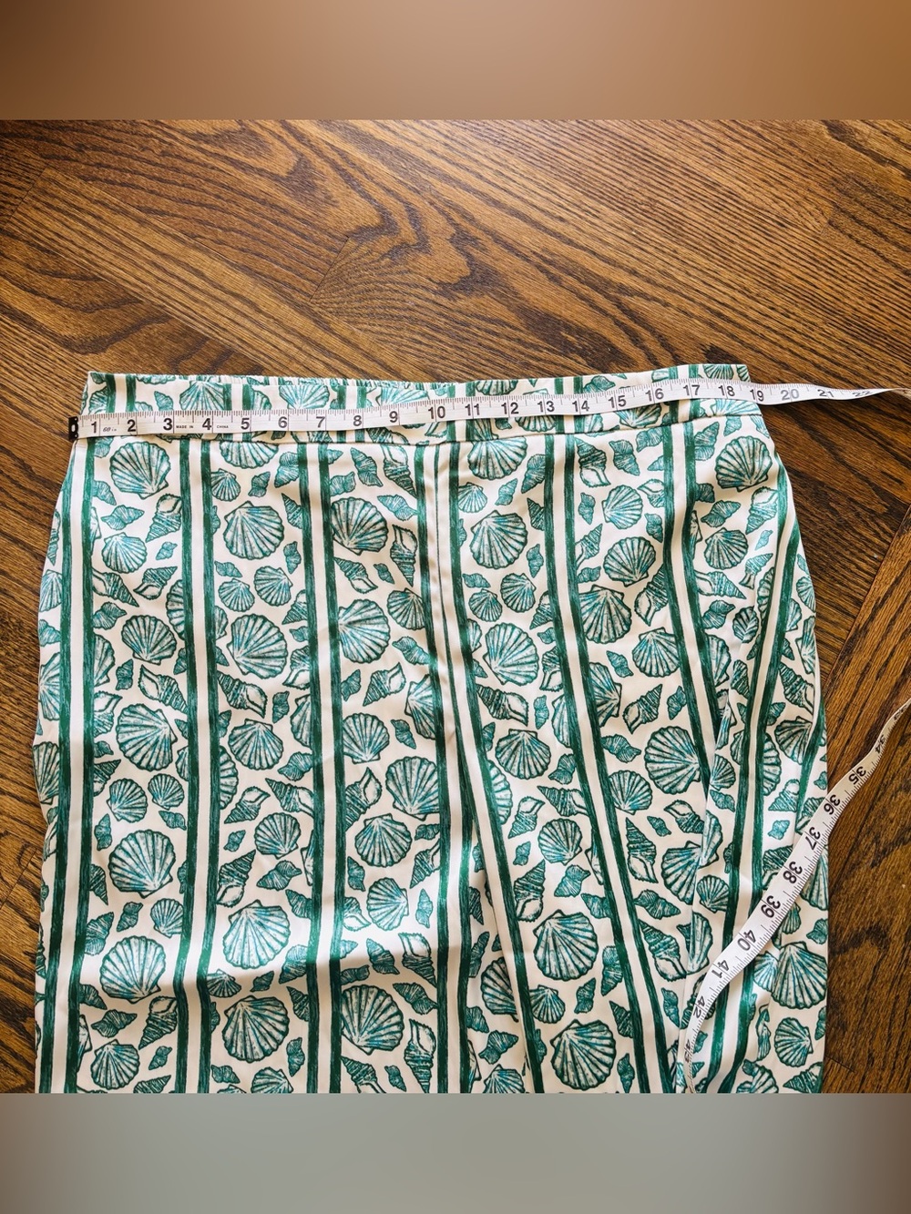 NWT Rachel Zoe Shell Print Wide Leg Pants - Picture 6 of 7
